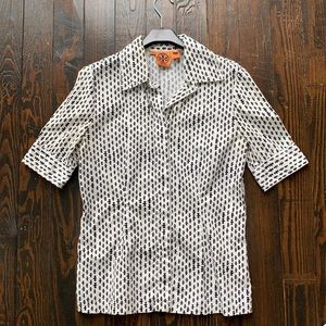 Tory Burch button-down short-sleeve shirt